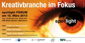 spotlight FORUM - Kreativbranche im Fokus